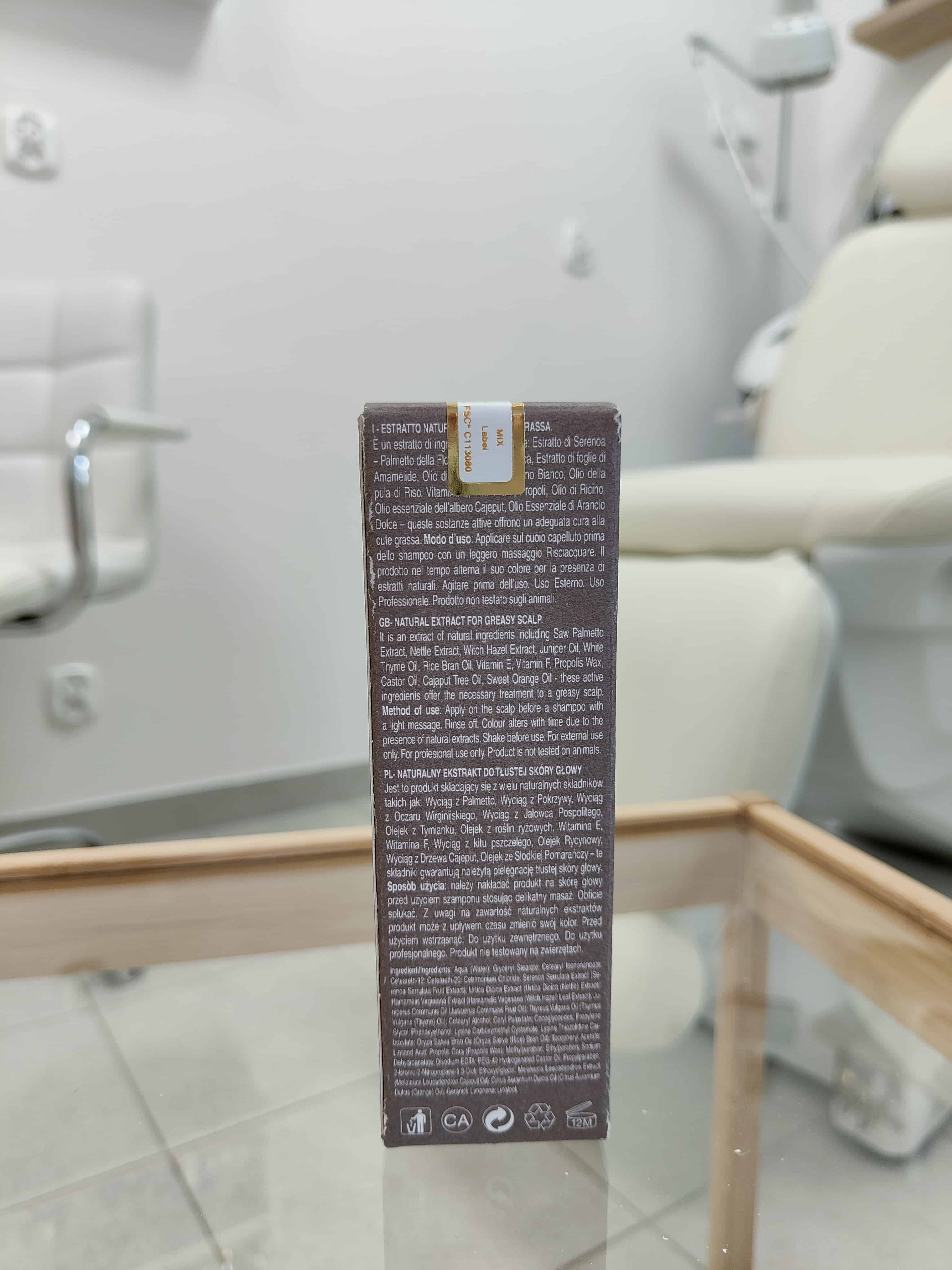 ekstrakt do tłustej skóry głowy monrin skład 60 ml
