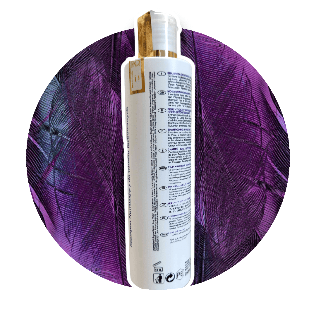 Idratante Monrin moisturizing shampoo for colored hair 250 ml composition