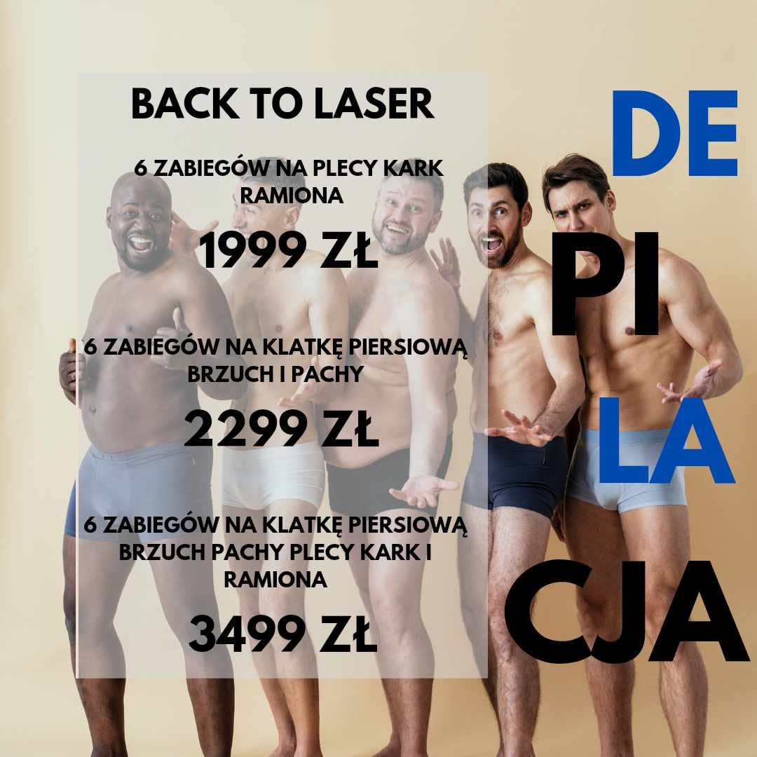 depilacja laserowa pakiet promo listopad 2024 trycho-derm Głogów dla mężczyzn