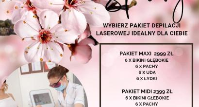 Depilacja laserowa promocja marzec 2024 Trycho-Derm Głogów