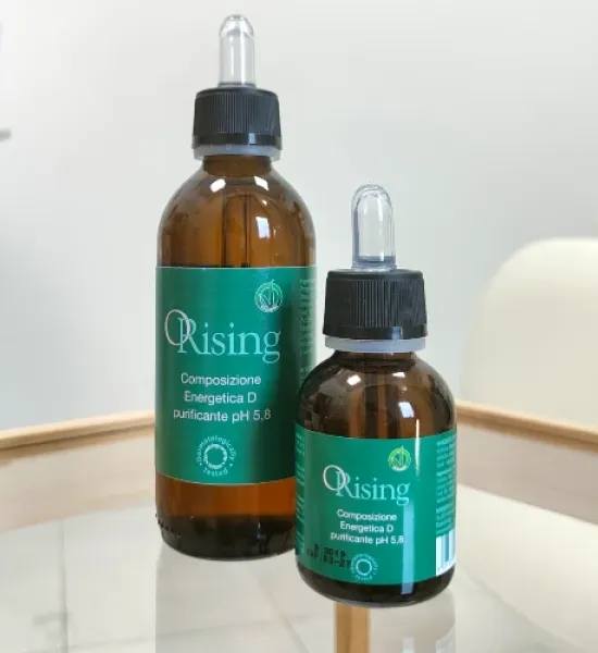 enzyme peeling composizione energetica d brand orising 150 ml and small 55 ml bottle