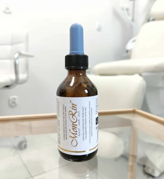 peeling do skóry głowy do skóry wrażliwej delikatny marki Monrin 100 ml