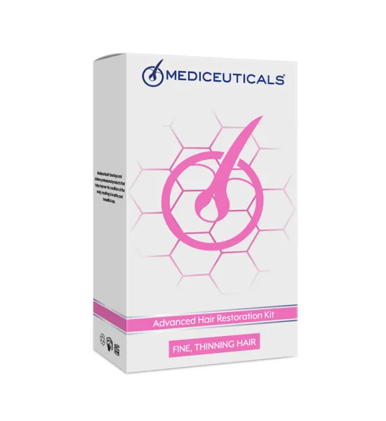 Mediceuticals Zestaw dla kobiet For Woman Advanced Hair Restoration Kit Fine Thinning Hair Trycho-Derm Glogow 